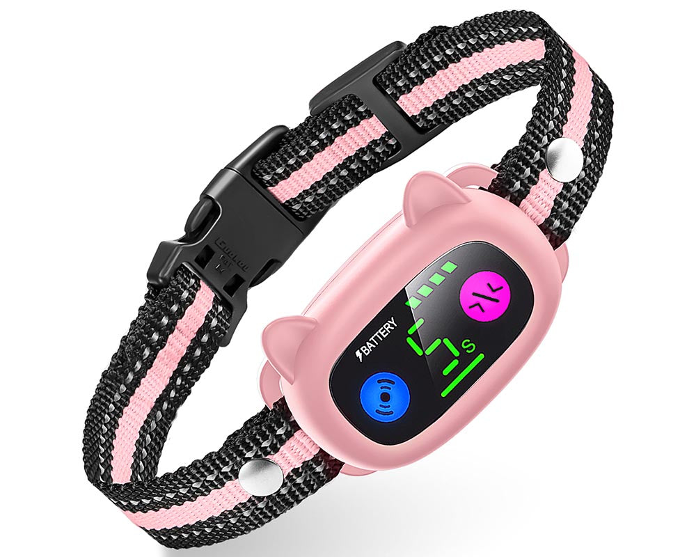 Dog collar with magnetic charging