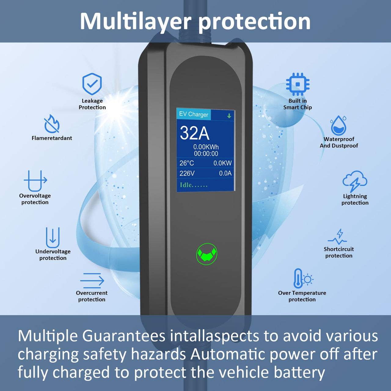 Portable EV Charger Type2  type 2