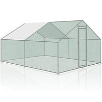 Thumbnail for Easy to clean galvanized steel chicken coop interior