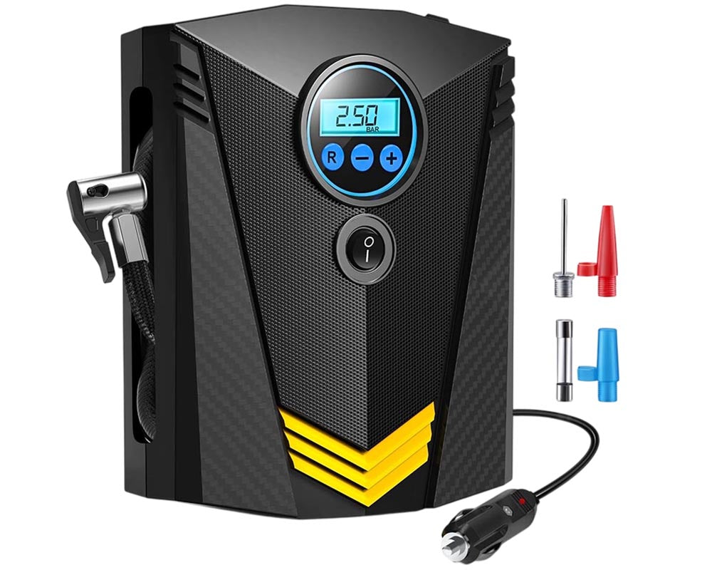 Air compressor for bike tire