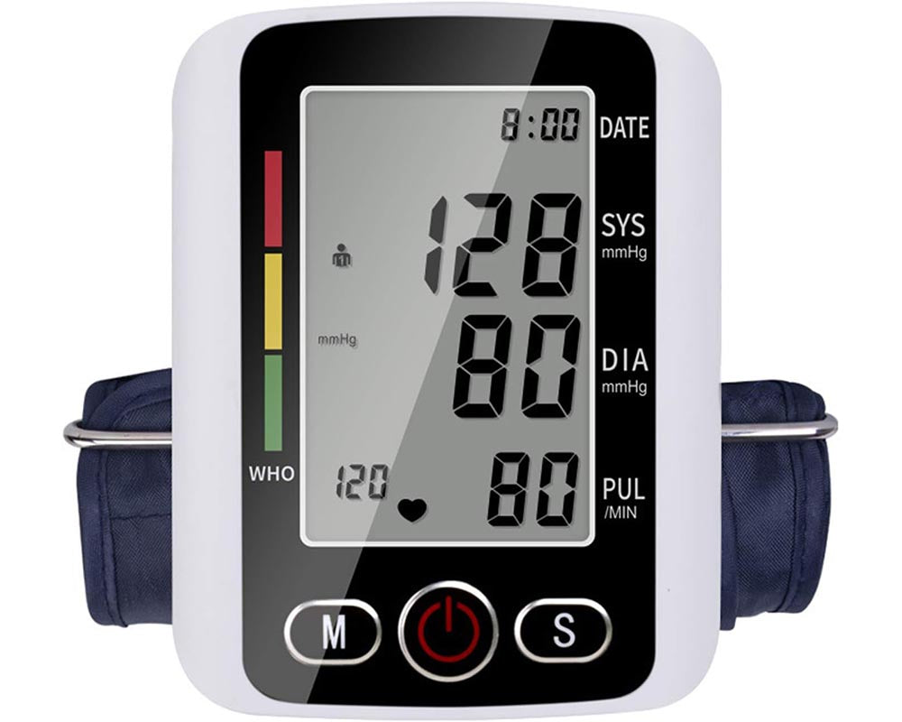Blood pressure monitor compact and lightweight design