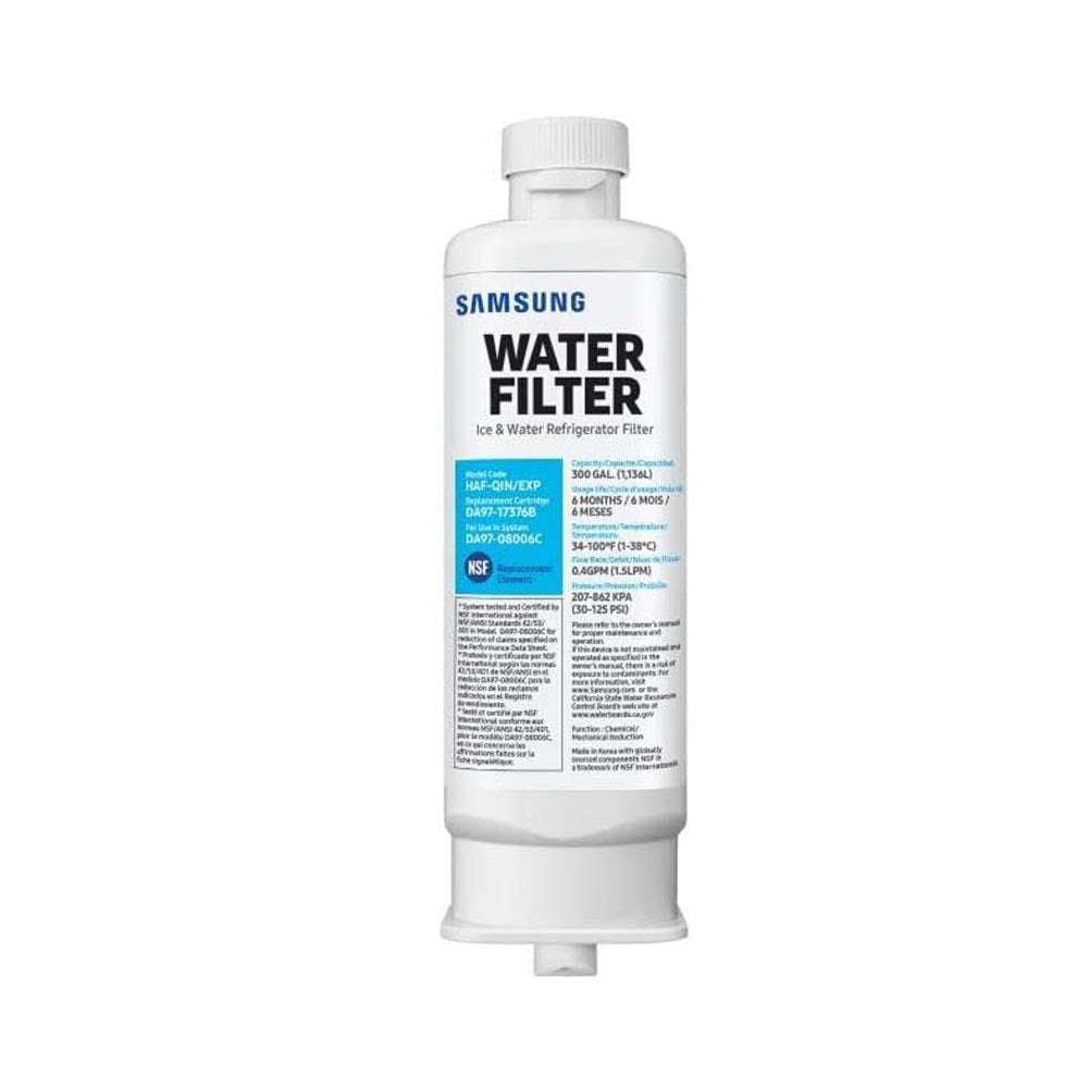 Samsung genuine fridge water filter HAF-QINEXP close-up