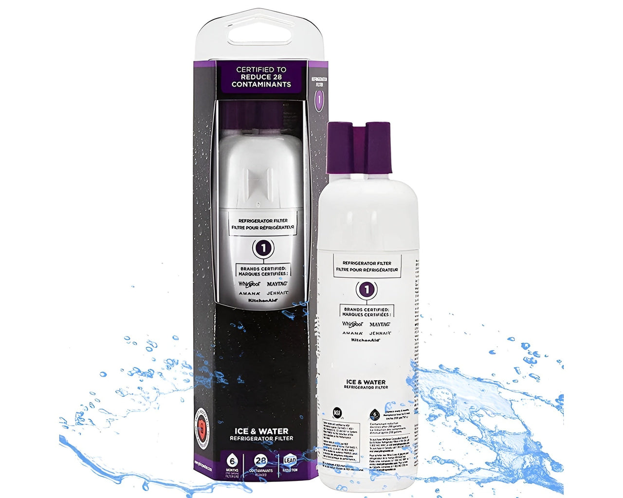 Whirlpool Ice Water Refrigerator Filter 1, EDR1RXD1