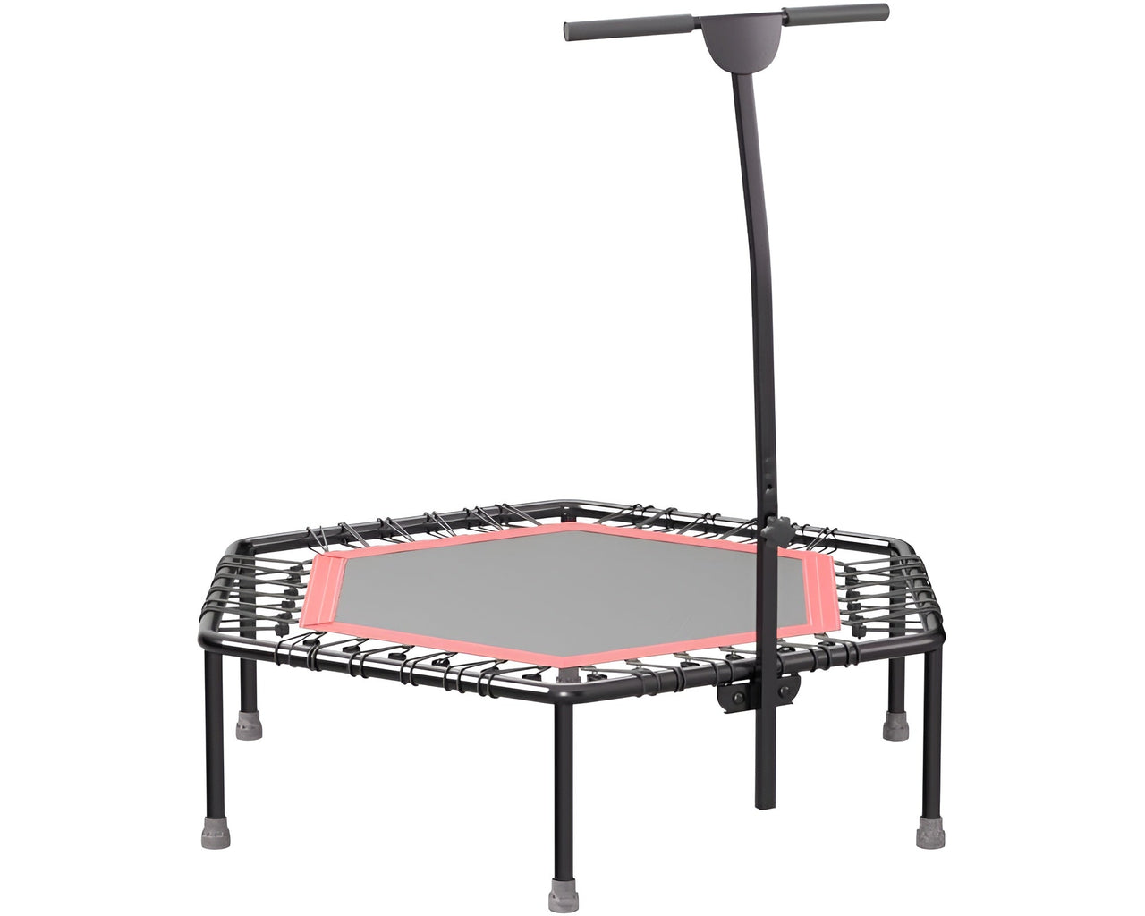 Fitness Trampoline with Adjustable Handle Bar