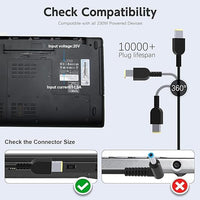 Thumbnail for Replacement 230W Lenovo Savior laptop Charger