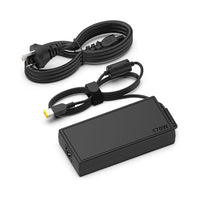 Thumbnail for Side view of durable plastic laptop charger adapter