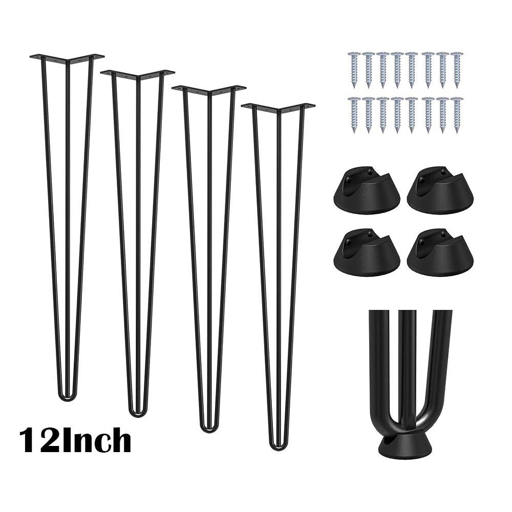 Hairpin Leg Table 12-Inch