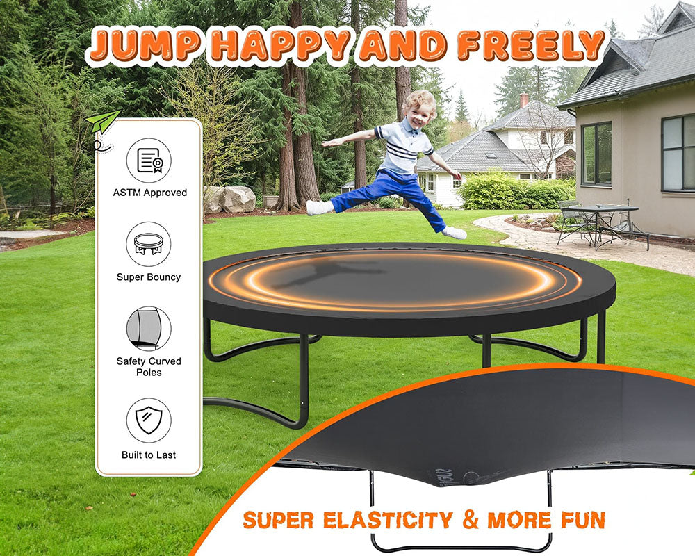 Family trampoline outdoor