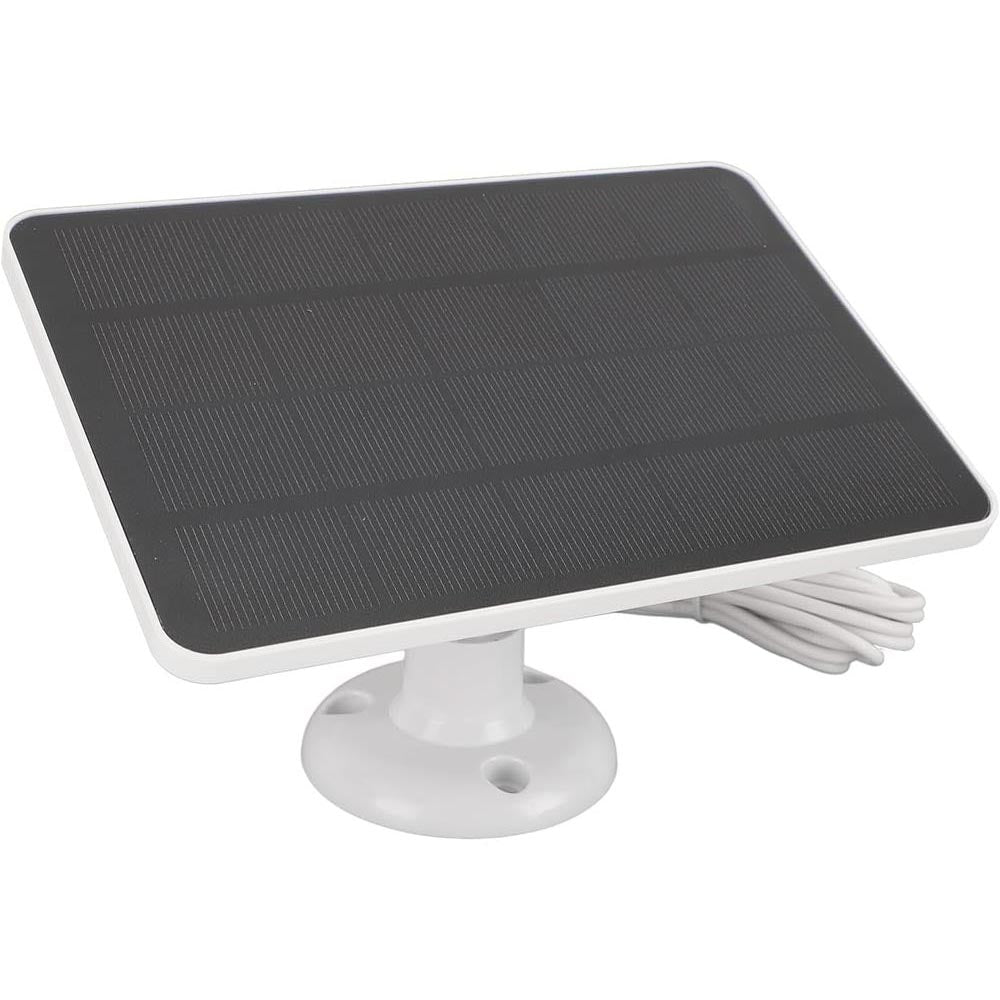 Solar panel providing continuous power to Arlo floodlight