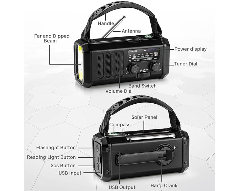 Camping Equipment Emergency Radio