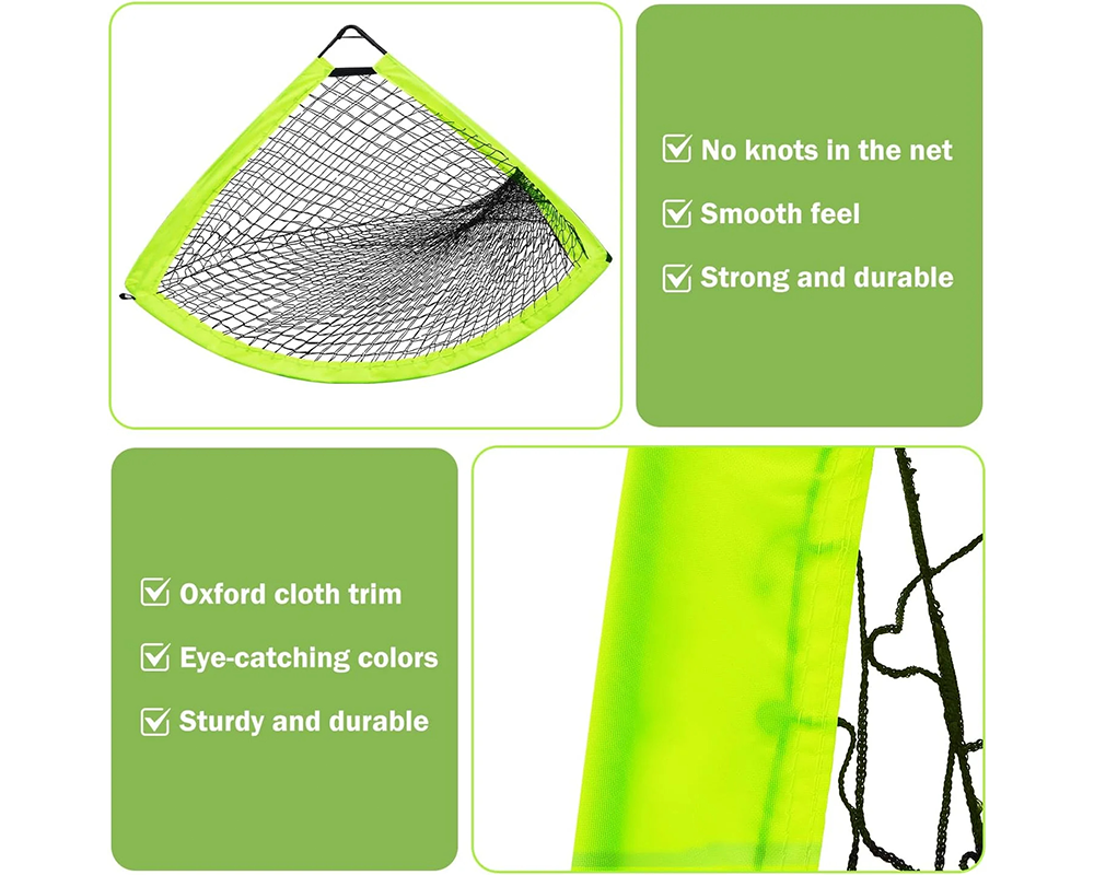 Soccer Goal Set Kids 2 Pack Portable Foldable Football Goal Nets