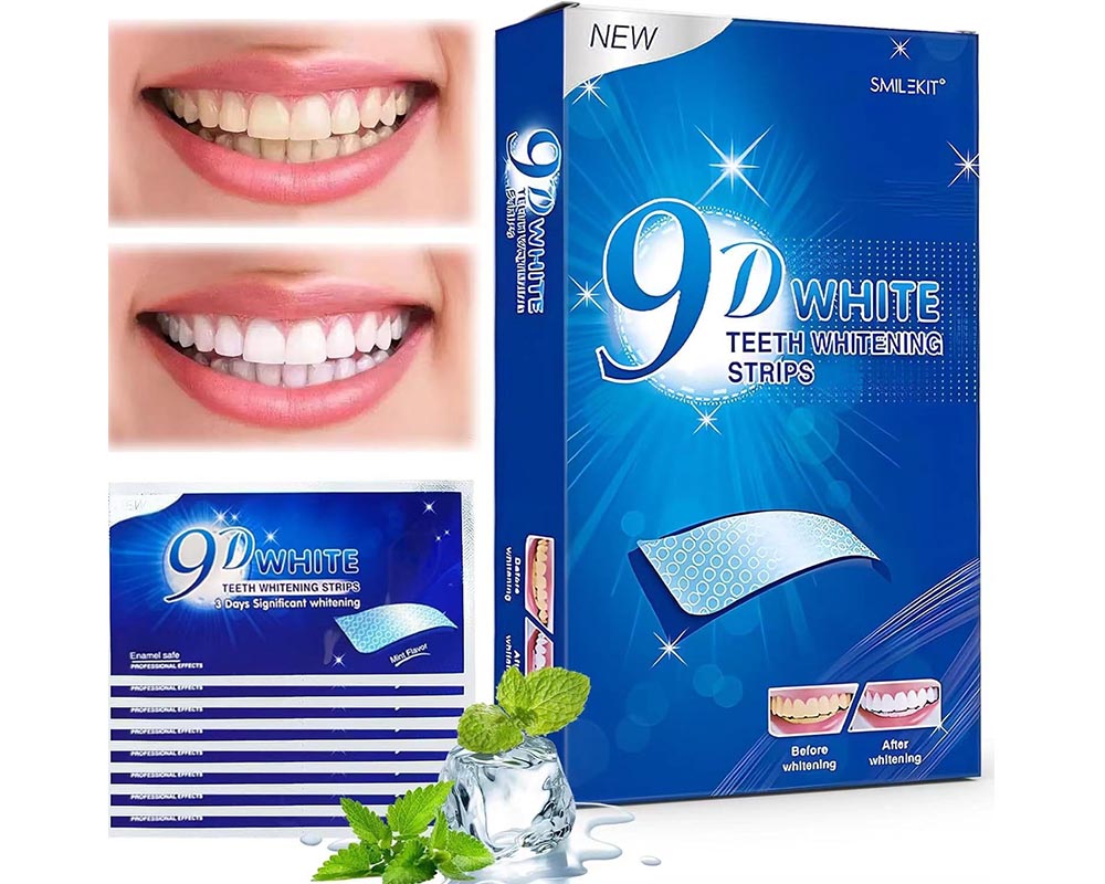 Teeth Whitening Strips kit with fast whitening effect