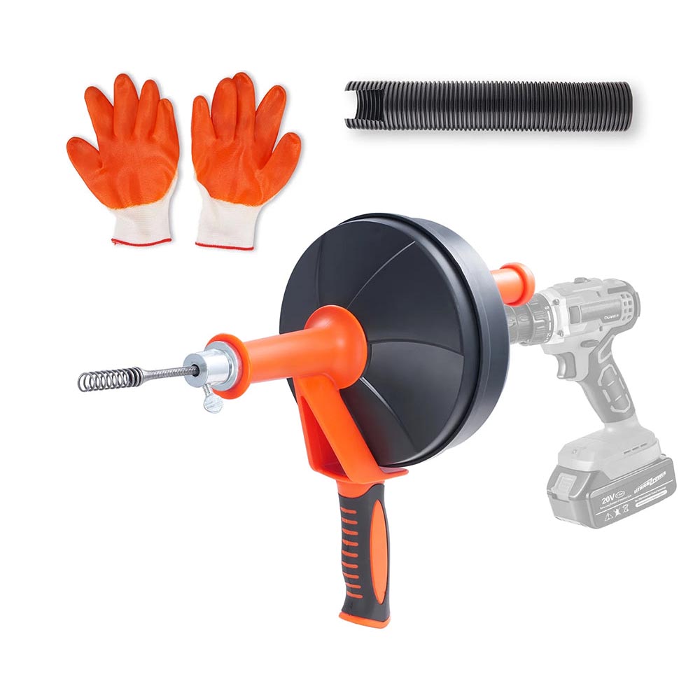 Plumbing Snake Drain Auger Sink Clog Remover Cleaner