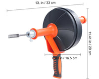 Thumbnail for Plumbing Snake Drain Auger Sink Clog Remover Cleaner