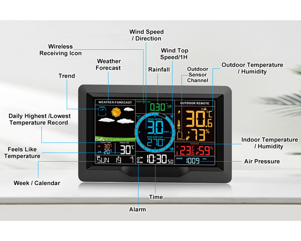 indoor outdoor weather station