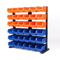 Thumbnail for Workshop storage rack with slide system