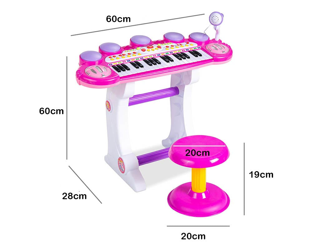 Kids Electronic Piano Pink