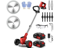 Thumbnail for Push Weed Eater strimmer, Battery Operated Grass Cutter