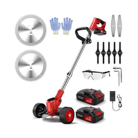 Thumbnail for Push Weed Eater strimmer, Battery Operated Grass Cutter