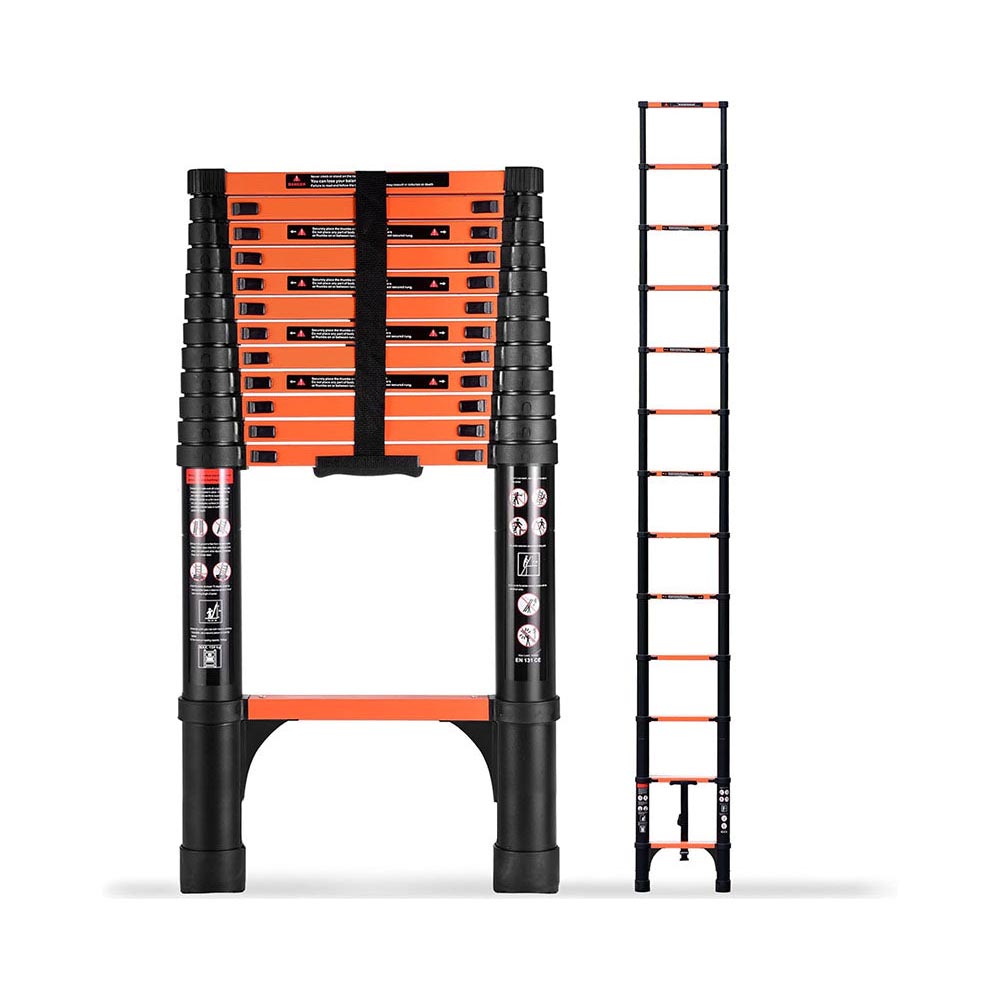 Telescoping ladder used for maintenance