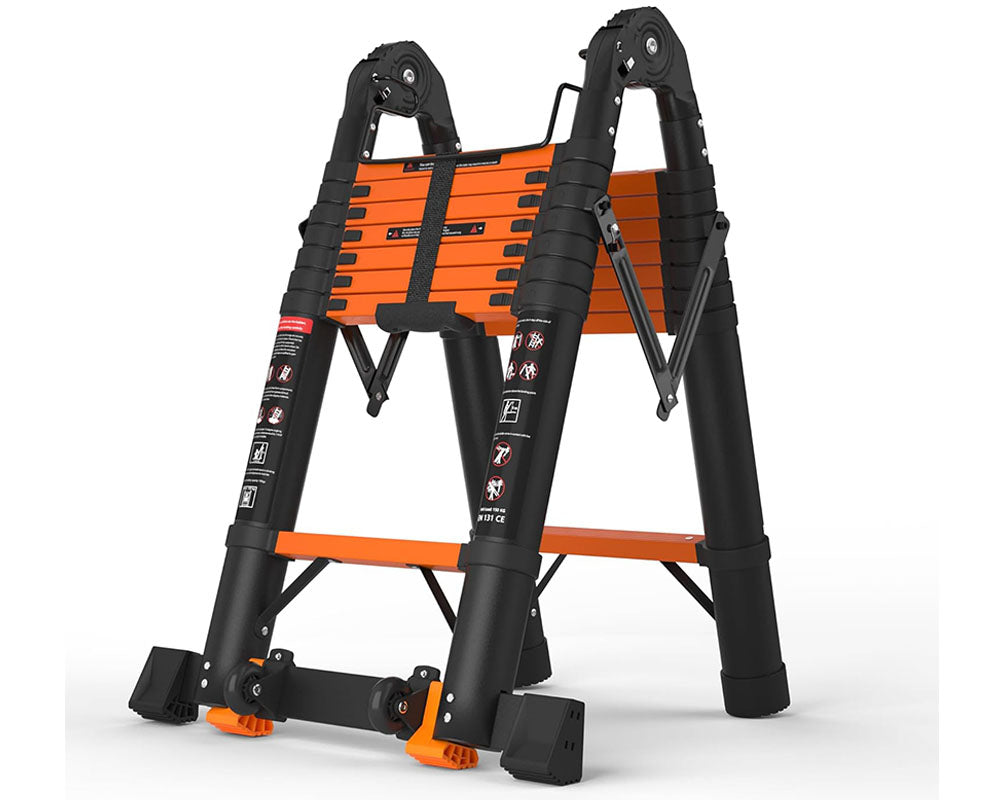 Heavy-duty aluminium ladder for various tasks