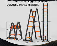 Thumbnail for Telescopic Ladder 3.8m Aluminium Telescoping