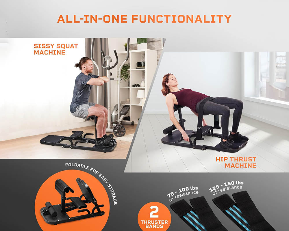 Glute and core training bench