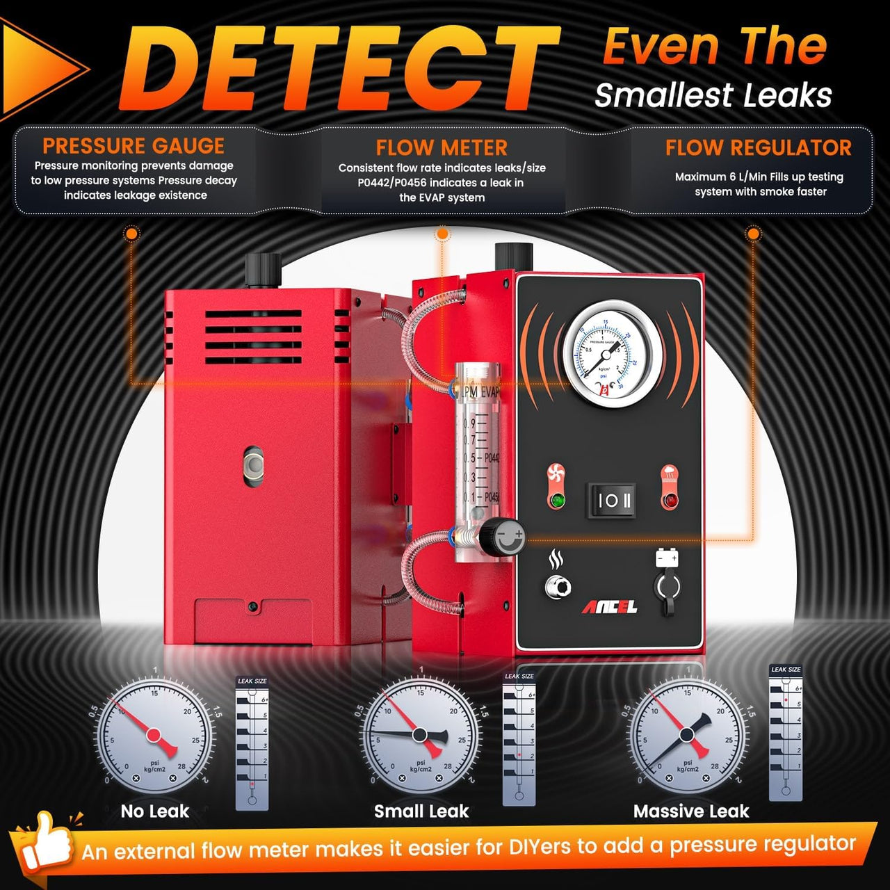Automotive Smoke Machine Leak Detector