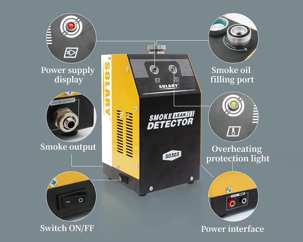 Car Smoke Leak Detector Tester
