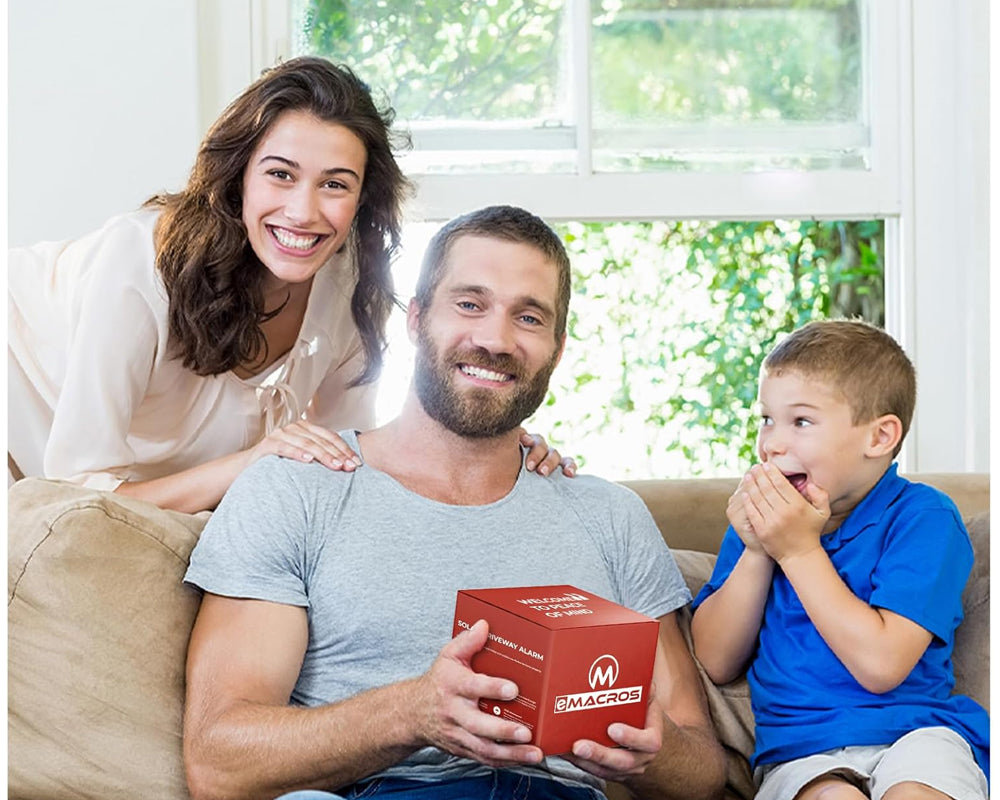 eMACROS Pro 3 Smart App Solar Wireless Driveway Alarm