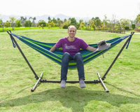 Thumbnail for Hammock Chair Blue with Stand