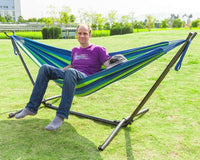 Thumbnail for Hammock Chair Blue with Stand