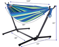 Thumbnail for Hammock Chair Blue with Stand