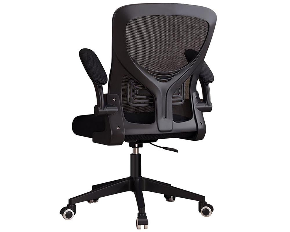 Black ergonomic chair for gaming and work