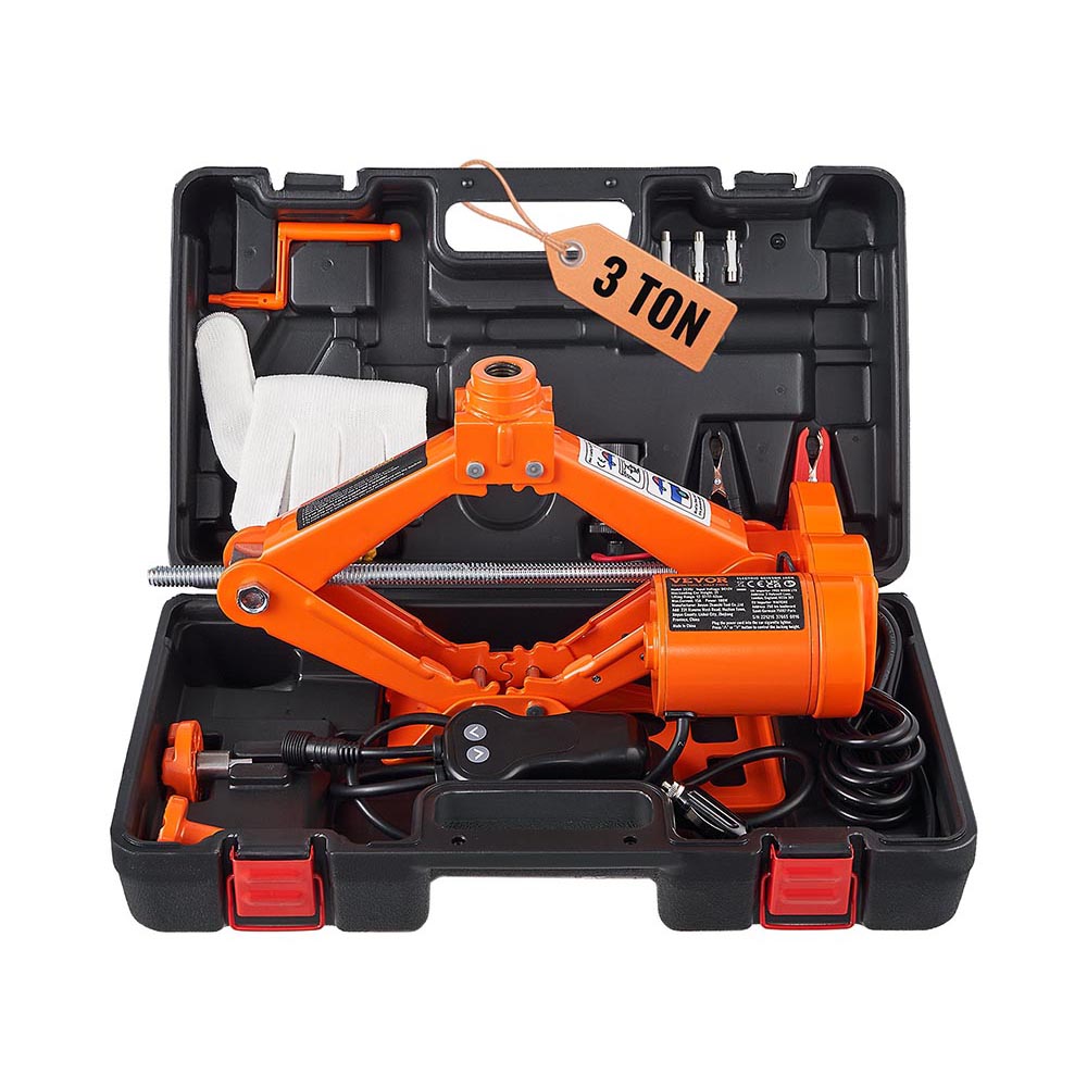 Electric car jack package contents