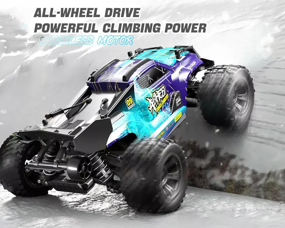 RC Car 4WD Monster Truck Off-Road Vehicle Remote Control Crawler