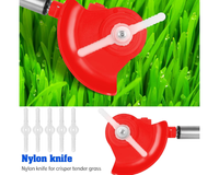 Thumbnail for Cordless Grass Trimmer – 650W Foldable Lawn Mower with Adjustable Telescopic Handle