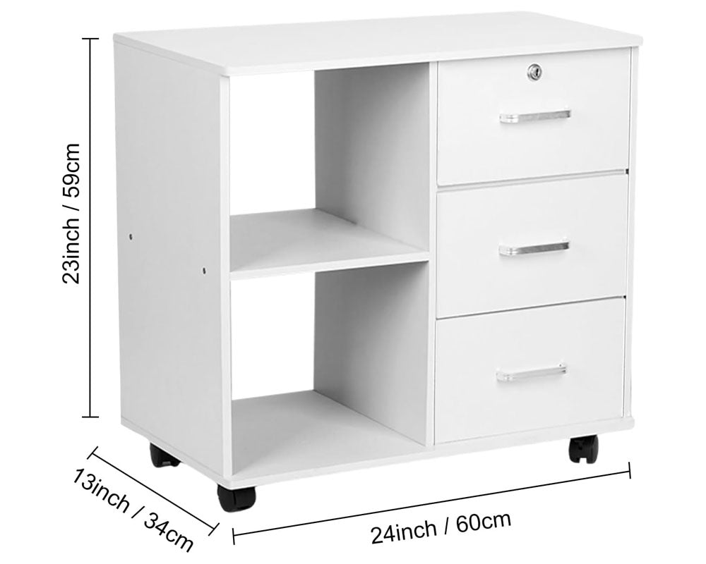Office file Cabinet with Wheels File Organiser