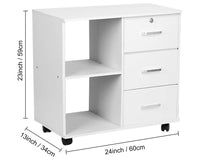 Thumbnail for Office file Cabinet with Wheels File Organiser