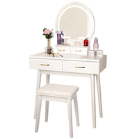 Thumbnail for Dressing Table with Mirror easy to assemble components
