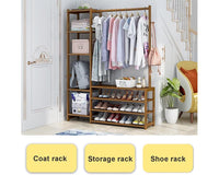 Thumbnail for Bamboo Wardrobe Clothes Rack