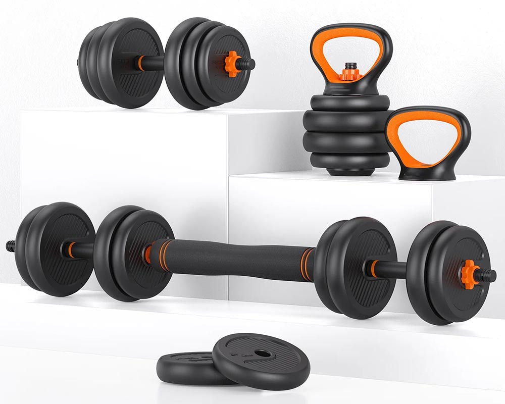 Adjustable Dumbbells 6 In 1 20 Kg