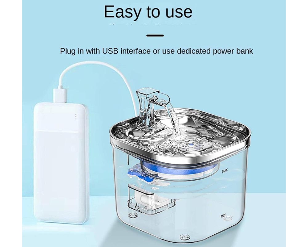 Pet water fountain packaging