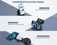 Thumbnail for 3-in-1 Wireless Charging Pad for Apple Devices Compitable