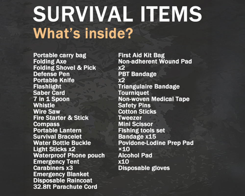 Emergency Survival Kit Set