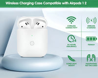 Thumbnail for Replacement Wireless Charging Case for AirPods 1 & 2 – 700mAh Qi