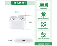 Thumbnail for Wireless Charging Case for AirPods Pro 1 / Pro 2 Replacement