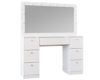 Thumbnail for Vanity table tabletop with organised accessories