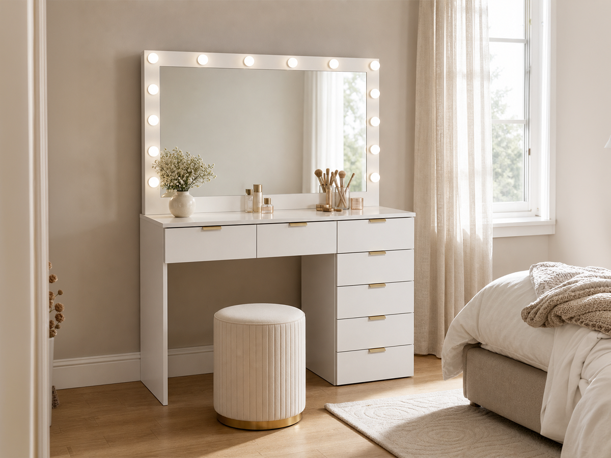 Dressing Table With Mirror