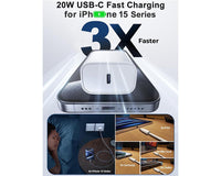 Thumbnail for Replacement 20W iPhone Fast Charger